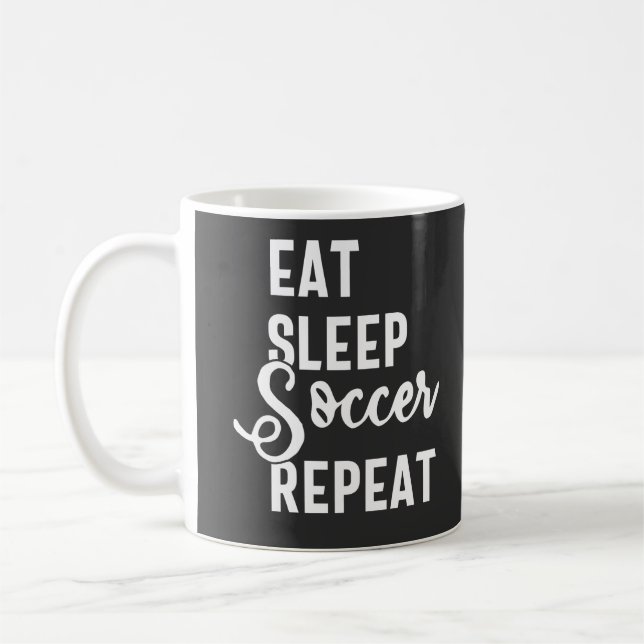 Caneca De Café repetir o futebol para dormir (Esquerda)
