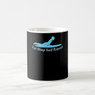 Caneca De Café Repetir o Surf de repouso