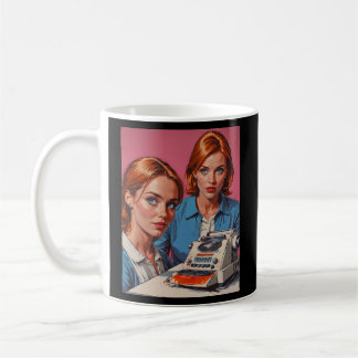 Caneca De Café Repórteres: Irmãs no Jornalismo