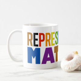 Caneca De Café Representação Importa Arco-íris Diversidade