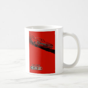 Caneca De Café reprodução de pôster do Oldsmobile 442 de 1964