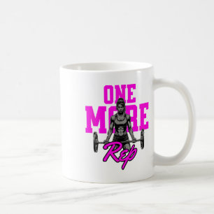 Caneca De Café Reps de Levantamento de Peso Feminino Engraçado Mu