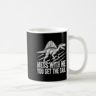 Caneca De Café Réptil pré-histórico engraçado spinosaurus dinossa