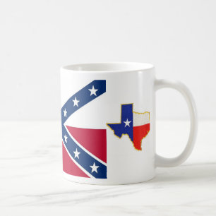 Caneca De Café República da bandeira de Texas, texas, a repúbli