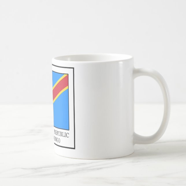 Caneca De Café República Democrática do Congo (Direita)