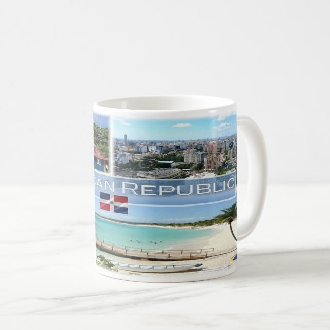 Caneca De Café República Dominicana - (Frente Esquerda)