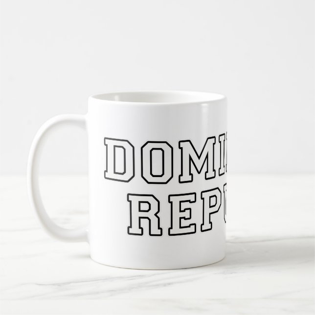 Caneca De Café República Dominicana (Esquerda)