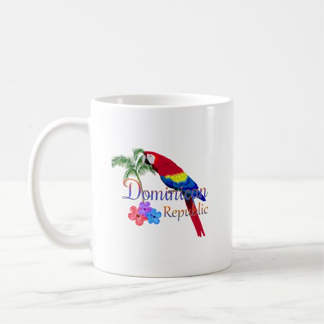 Caneca De Café República Dominicana Tropical (Esquerda)