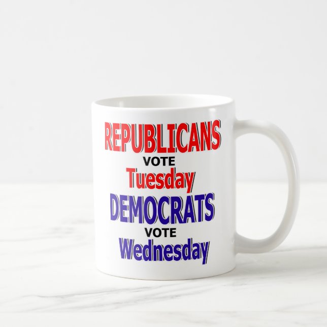 Caneca de café republicana engraçada (Direita)