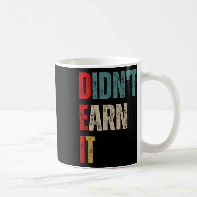 Caneca De Café Republicano engraçado Dei não mereceu (Direita)