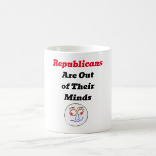 Caneca De Café Republicanos Estão Fora De Sua Mão De Café
