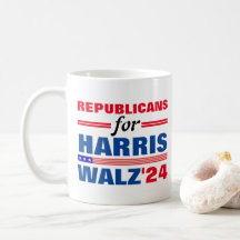 Republicanos por Harris Walz Red Blue