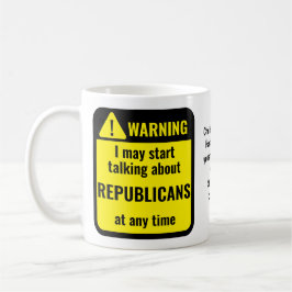 Caneca De Café Republicans Funny Personalized