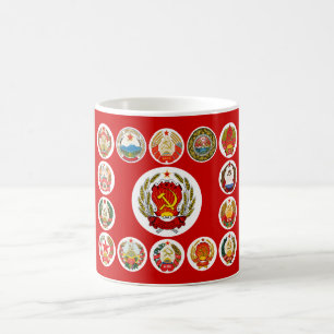 Caneca De Café Repúblicas da União Soviética