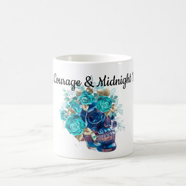 Caneca De Café Requiem Floral Azul (Centro)