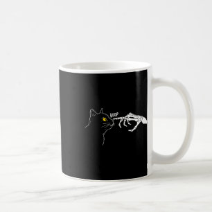 Caneca De Café Rero Vintage Black Cat Skeleton Boop Halloween