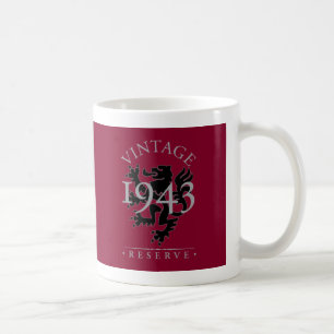 Caneca De Café Reserva 1943 do vintage