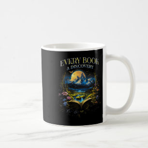 Caneca De Café Reservar Cada Livro, Um Livro De Leitura De Cotaçã