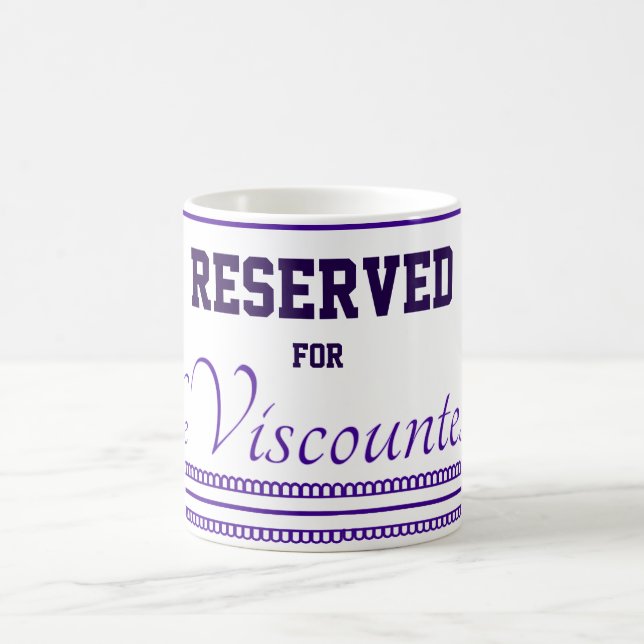 Caneca De Café Reserved  for The Viscountess Classic Mug, 11 oz (Centro)