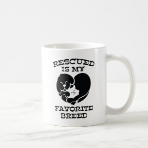 Caneca De Café Resgatado É Minha Raça Favorita