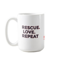 Resgate. Amor. Repita. | Desi Minimalista dos Pet