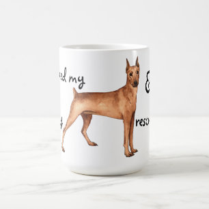 Caneca De Café Resgate de Pinscher Alemão