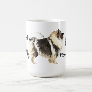 Caneca De Café Resgate Keeshond