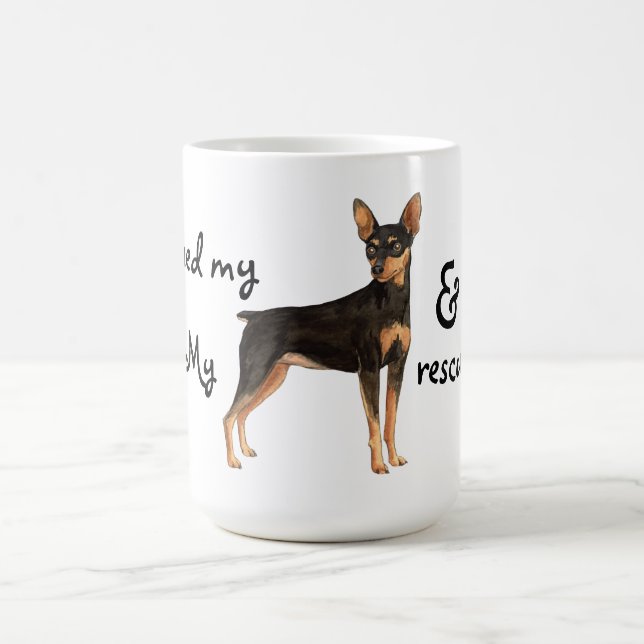 Caneca De Café Resgate Miniatura Pinscher (Centro)
