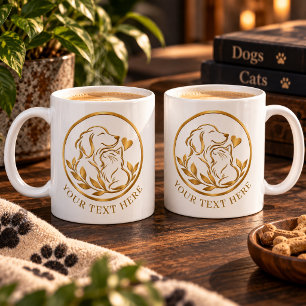 Caneca De Café Resgate Personalizado de Animais de Estimação Cão