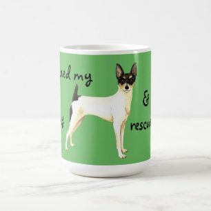 Caneca De Café Resgate Toy Fox Terrier