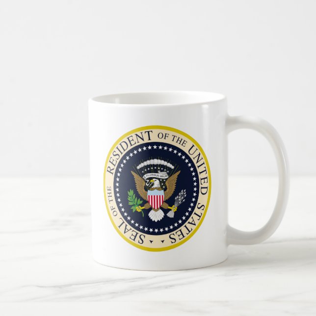 Caneca De Café Residente dos Estados Unidos (Direita)