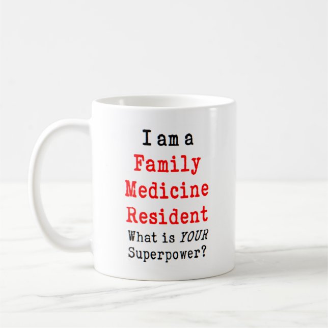 Caneca De Café residente em medicina familiar (Esquerda)