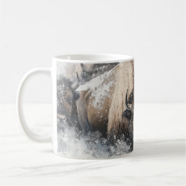 Caneca De Café Resiliência do inverno: Mug de café Bison