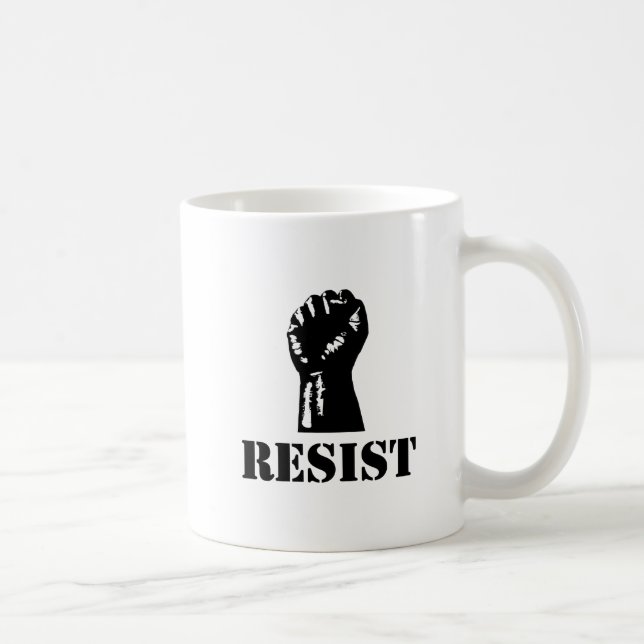 Caneca De Café Resista, anti trunfo (Direita)