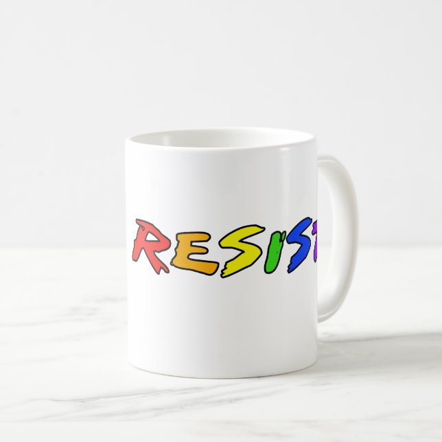 Caneca De Café Resistam! (Frente Esquerda)