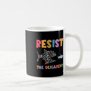 Caneca De Café Resiste À Tumulta De Peixe Engraçado, Oligarchy