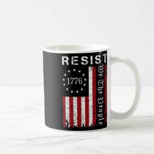Caneca De Café Resiste Ao Protesto Nós, O Protesto De Sinalizador