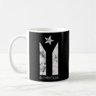 Caneca De Café Resiste Boricua Porto Rico Porto Rico Fla Negra Po