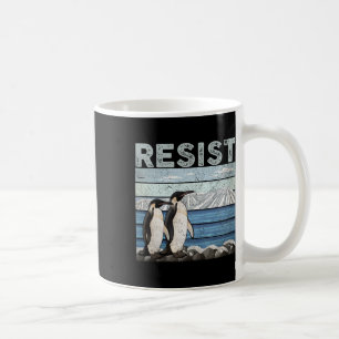 Caneca De Café Resistência ao Ativismo do Pinguim