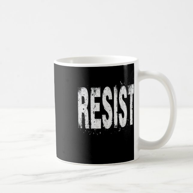 Caneca De Café Resistência ao protesto político (Direita)