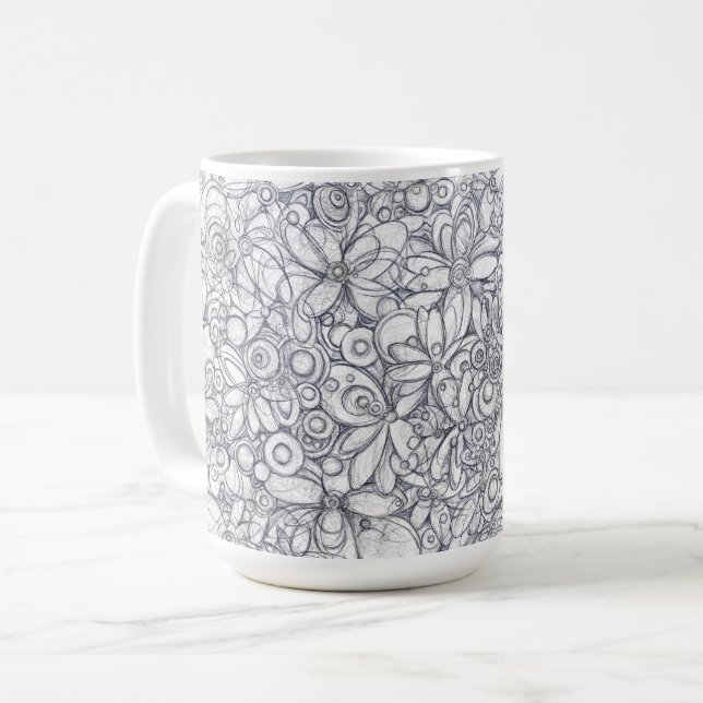 Caneca De Café Resistência do Bloom Eterno (Frente Esquerda)