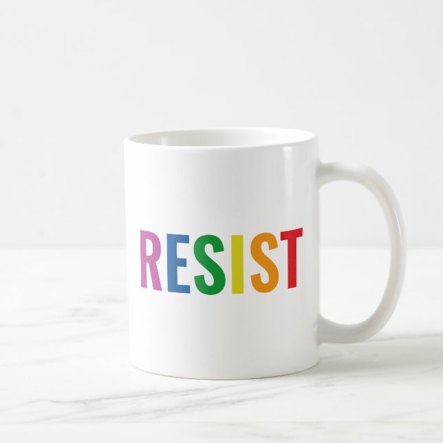 Caneca De Café Resistir a Glbt (Direita)