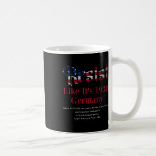 Caneca De Café Resistir A Pritker Citando Alemanha 1938 Rejeitar