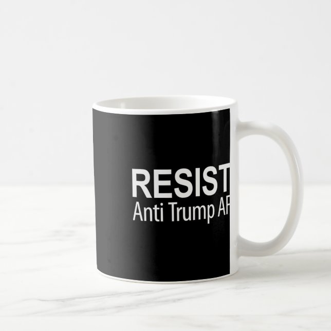 Caneca De Café Resistir - Anti Trump Af -  (Direita)