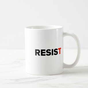 Caneca De Café Resistir. Anti Trump #resist 1