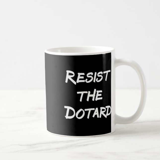 Caneca De Café Resistir Ao Dotard (Direita)