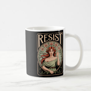 Caneca De Café Resistir Novo Muito Anti-trump Mulheres Feminista
