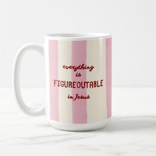 Caneca De Café Resolúvel em Jesus Cristão Fofo Encorajador