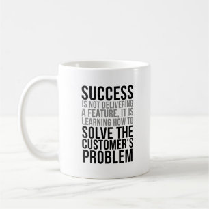 Caneca De Café Resolva o problema do cliente