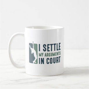 Caneca De Café Resolvo Os Meus Argumentos Em Tribunal